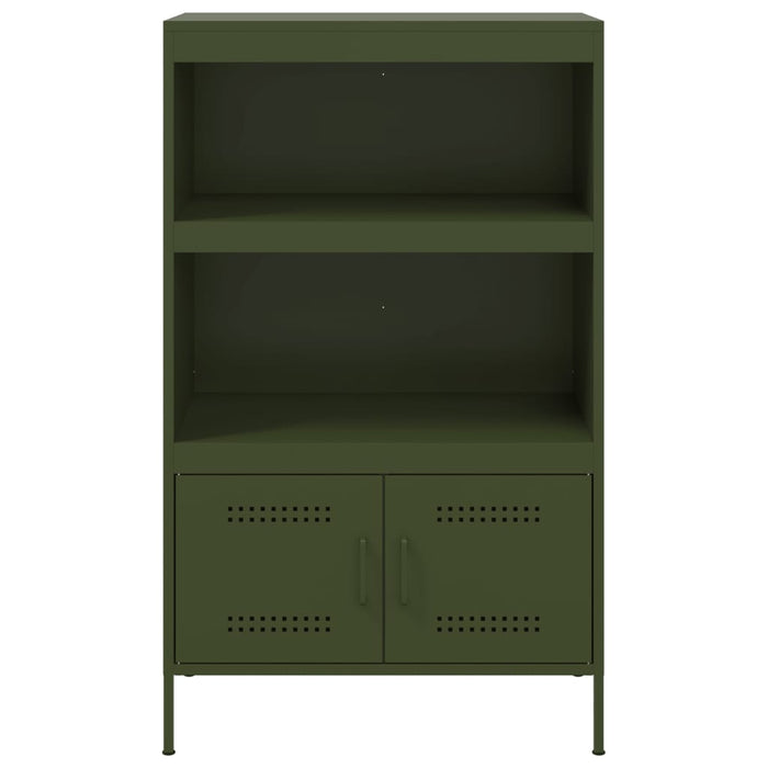 Highboard Olive Green 68x39x113 см стомана