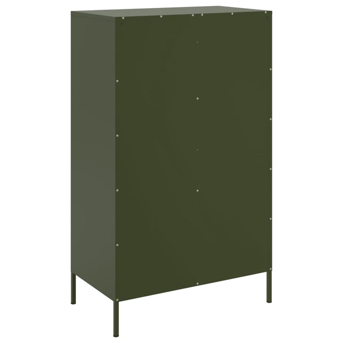 Highboard Olive Green 68x39x113 см стомана