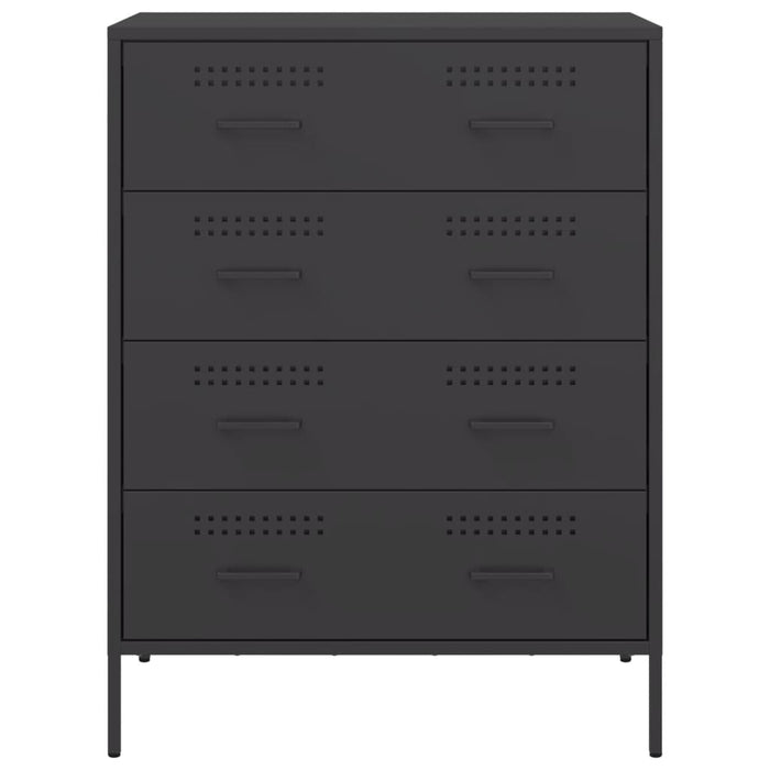 Sideboard Black 68x39x89 cm Steel