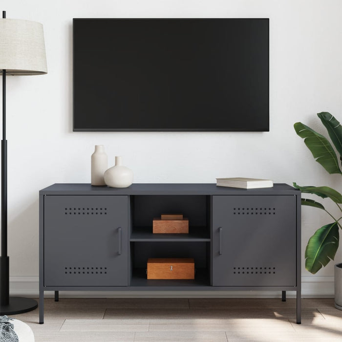 TV Cabinet Anthracite 100.5x39x50.5 cm Steel