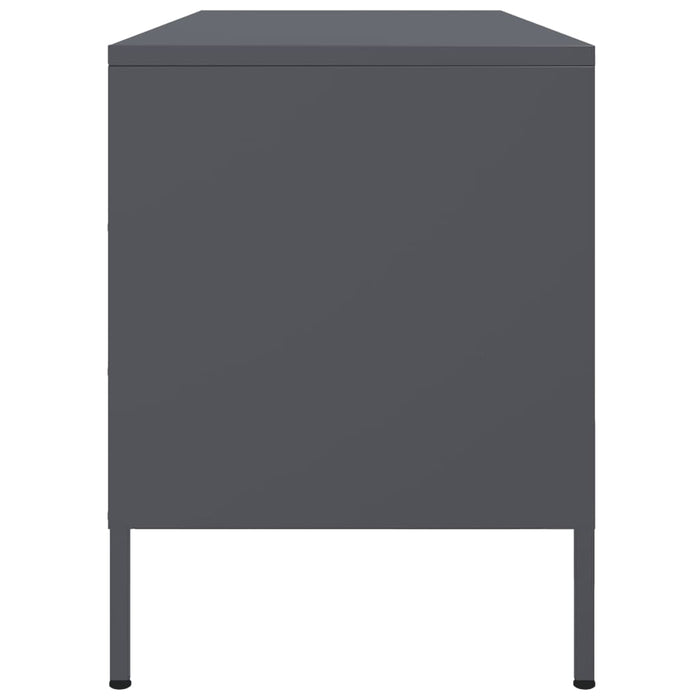 TV Cabinet Anthracite 100.5x39x50.5 cm Steel