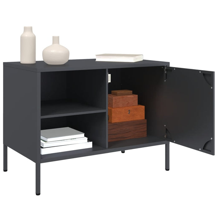 TV Cabinet Anthracite 68x39x50.5 cm Steel