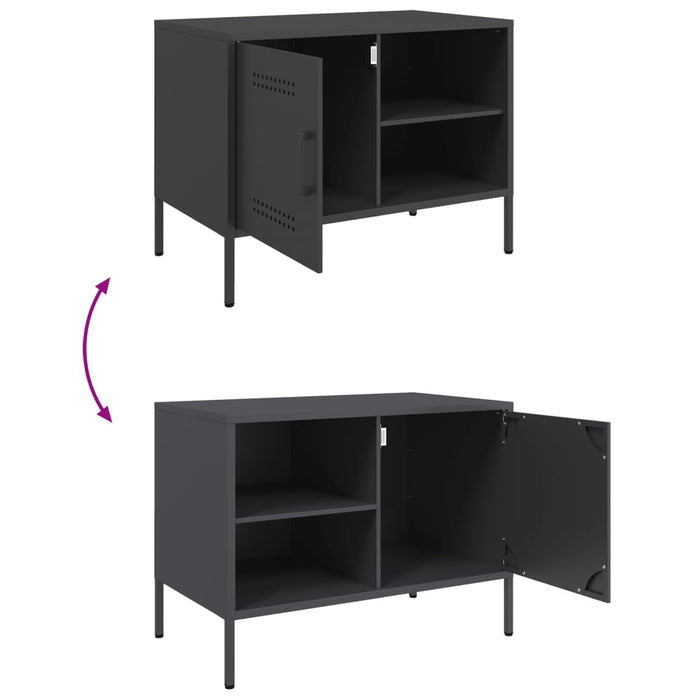 TV Cabinet Anthracite 68x39x50.5 cm Steel