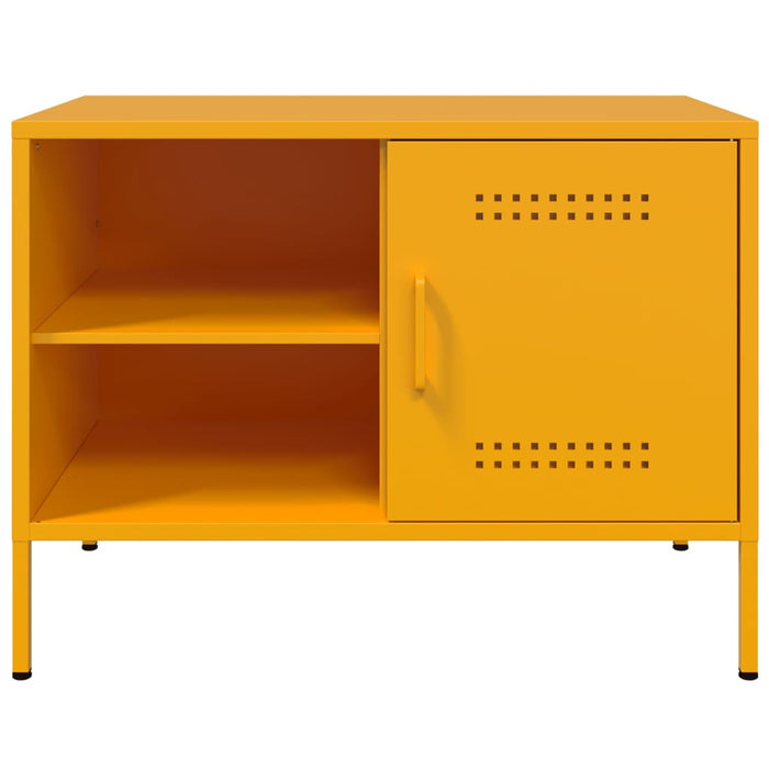 TV Cabinet Mustard Yellow 68x39x50.5 cm Steel