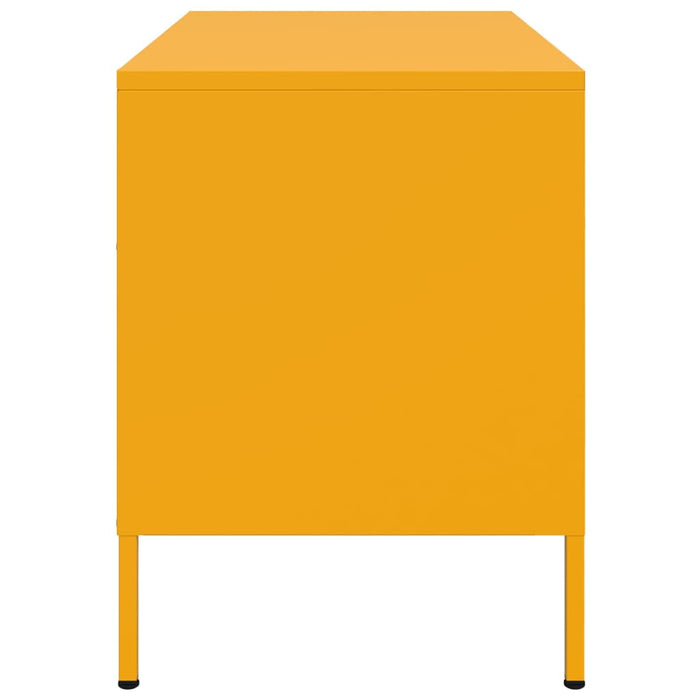 TV Cabinet Mustard Yellow 68x39x50.5 cm Steel