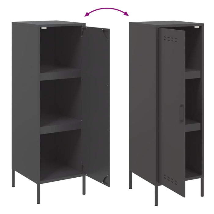 Highboard Black 36x39x113 см стомана