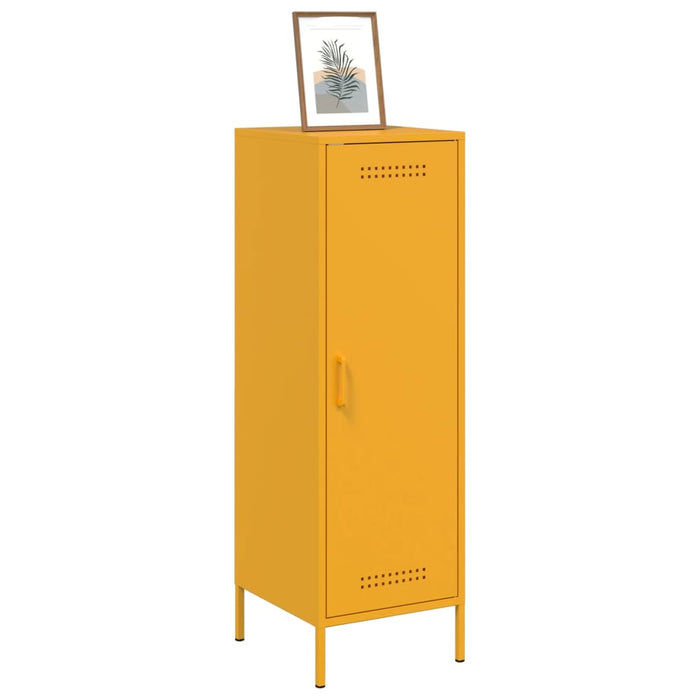 Highboard Mustard Yellow 36x39x113 см стомана