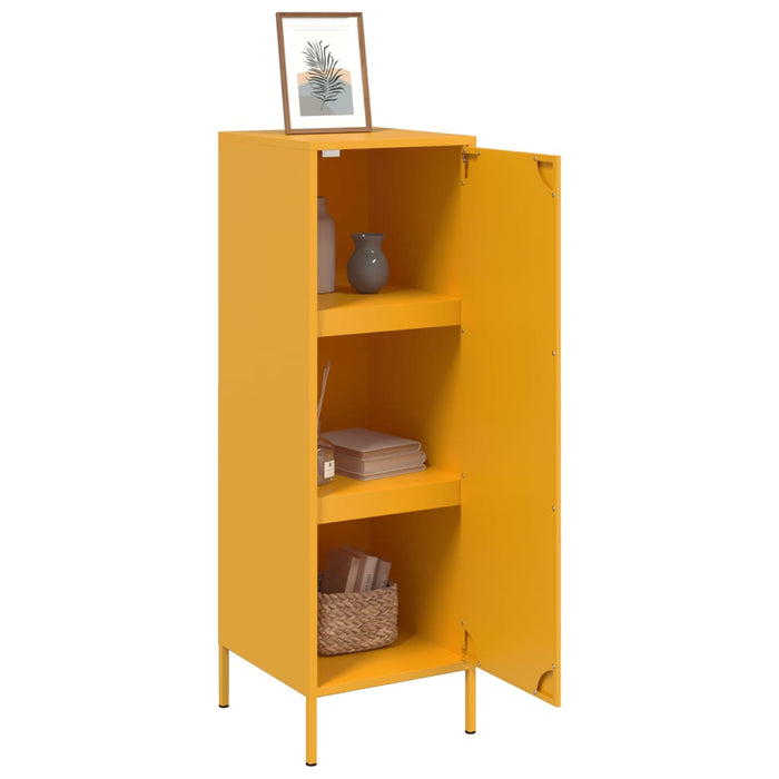 Highboard Mustard Yellow 36x39x113 см стомана