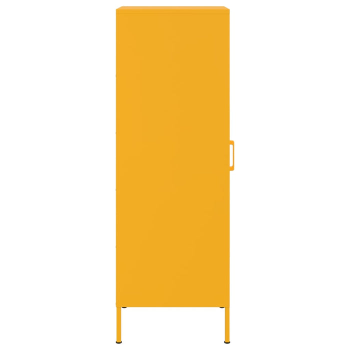 Highboard Mustard Yellow 36x39x113 см стомана