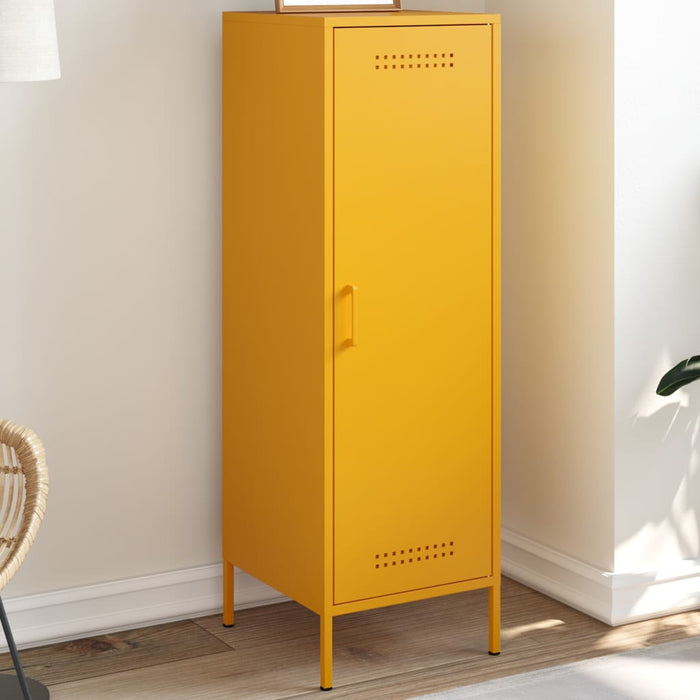 Highboard Mustard Yellow 36x39x113 см стомана