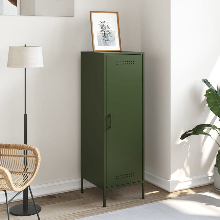 Highboard Olive Green 36x39x113 см стомана