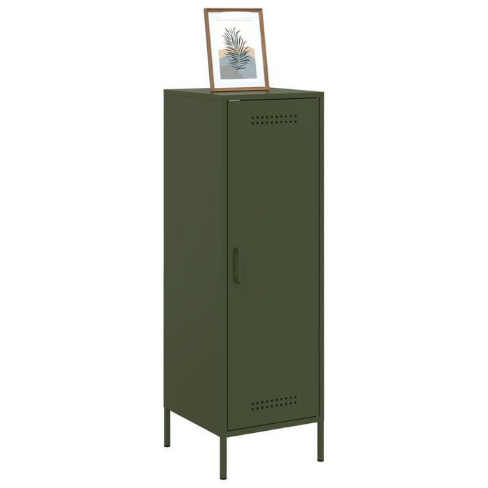 Highboard Olive Green 36x39x113 см стомана