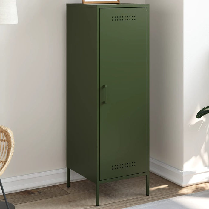 Highboard Olive Green 36x39x113 см стомана