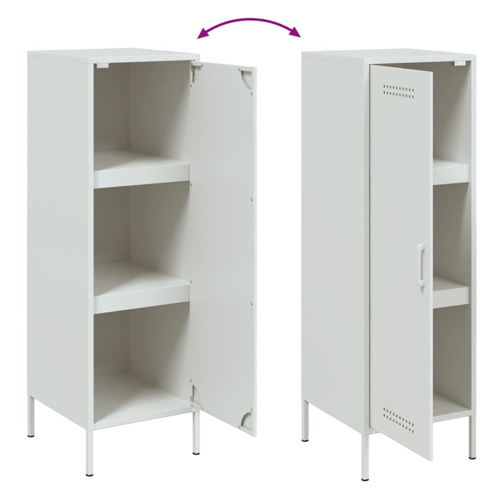 Highboard White 36x39x113 см стомана