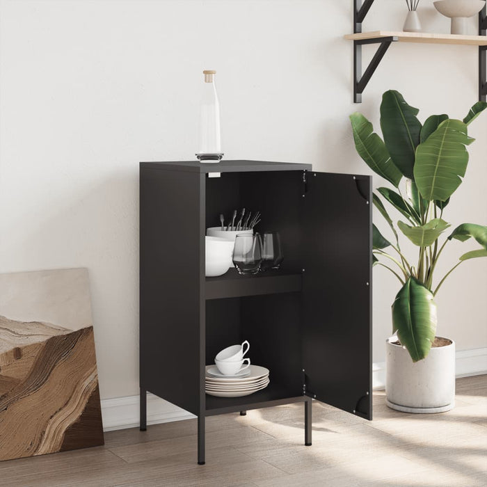 Sideboard Black 36x39x79 cm Steel