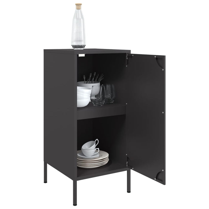 Sideboard Black 36x39x79 cm Steel