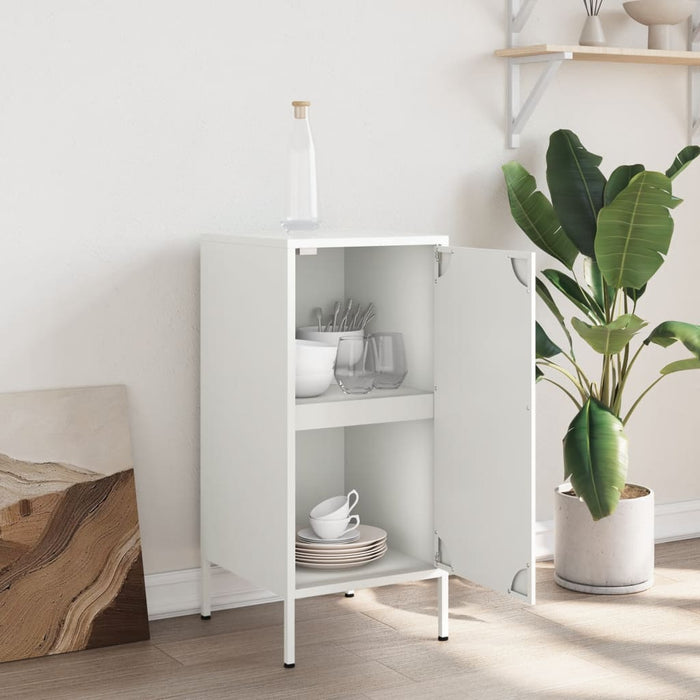 Sideboard White 36x39x79 cm Steel