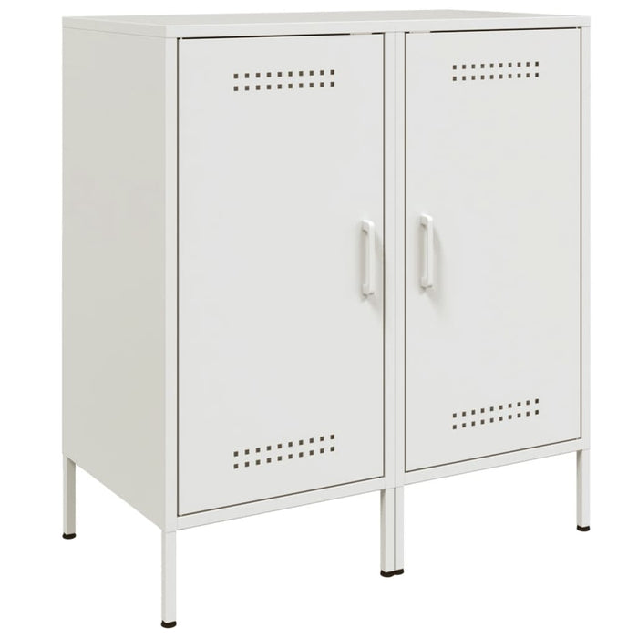 Sideboards 2 pcs White 36x39x79 cm Steel