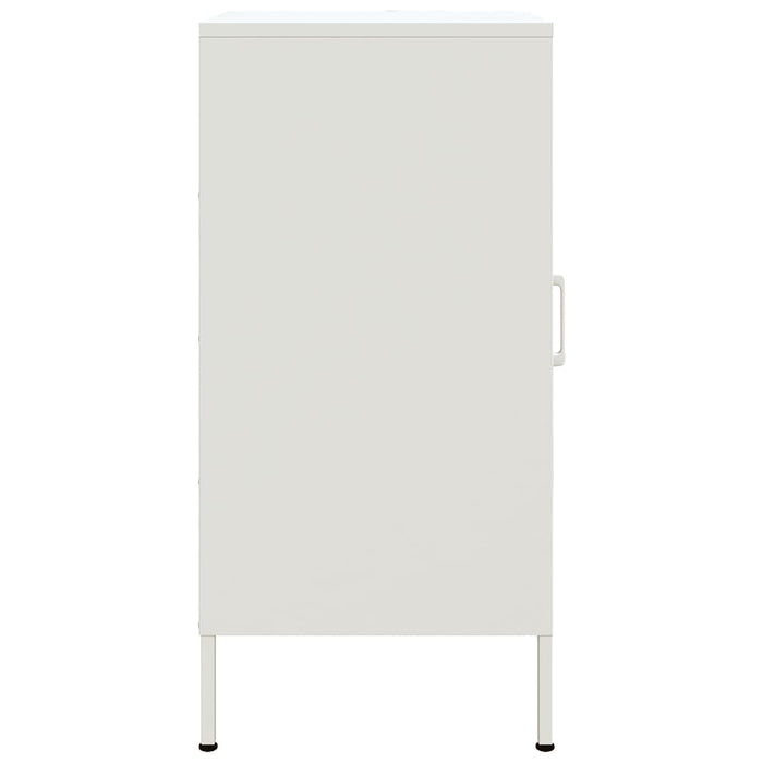 Sideboards 2 pcs White 36x39x79 cm Steel