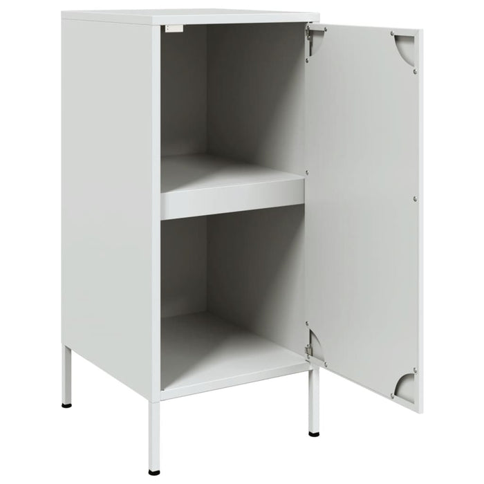 Sideboards 2 pcs White 36x39x79 cm Steel