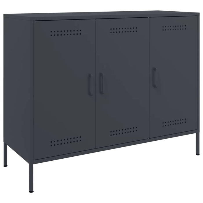 Sideboard Anthracite 100.5x39x79 cm Steel