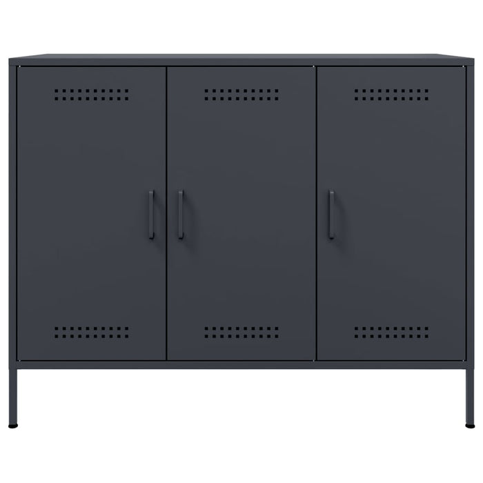 Sideboard Anthracite 100.5x39x79 cm Steel