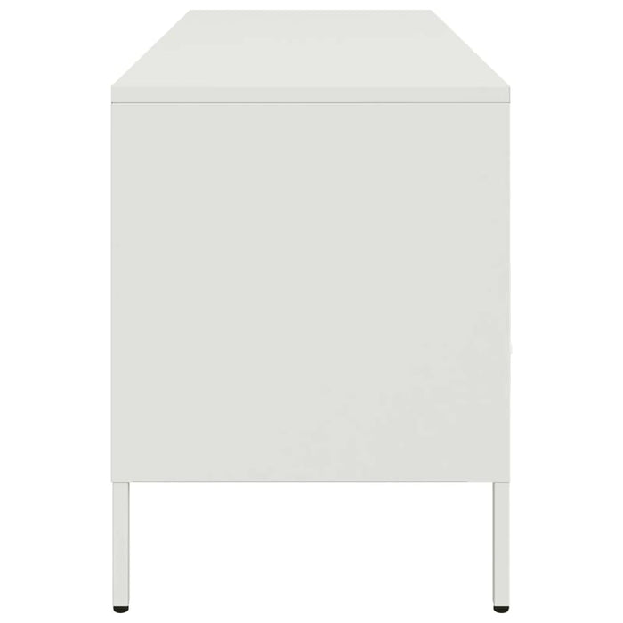 TV Cabinet White 100.5x39x50.5 cm Steel