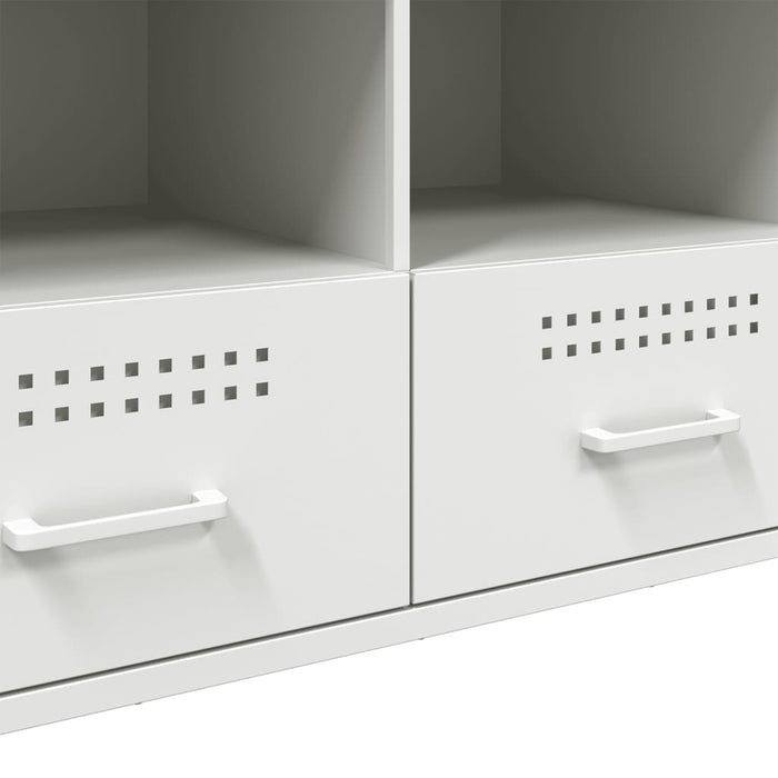 TV Cabinet White 100.5x39x50.5 cm Steel