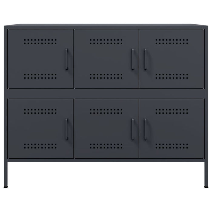 Sideboard Anthracite 100.5x39x79 cm Steel