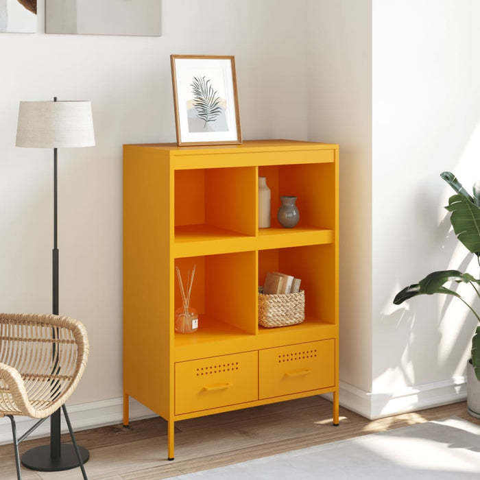 Highboard Mustard Yellow 68x39x101.5 см стомана