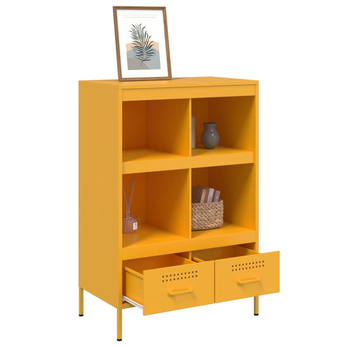 Highboard Mustard Yellow 68x39x101.5 см стомана