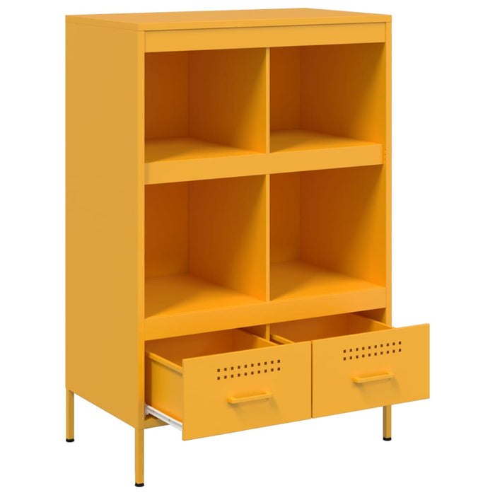 Highboard Mustard Yellow 68x39x101.5 см стомана