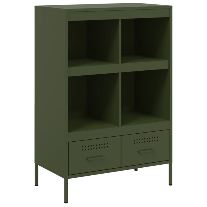 Highboard Olive Green 68x39x101.5 см стомана