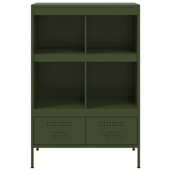 Highboard Olive Green 68x39x101.5 см стомана