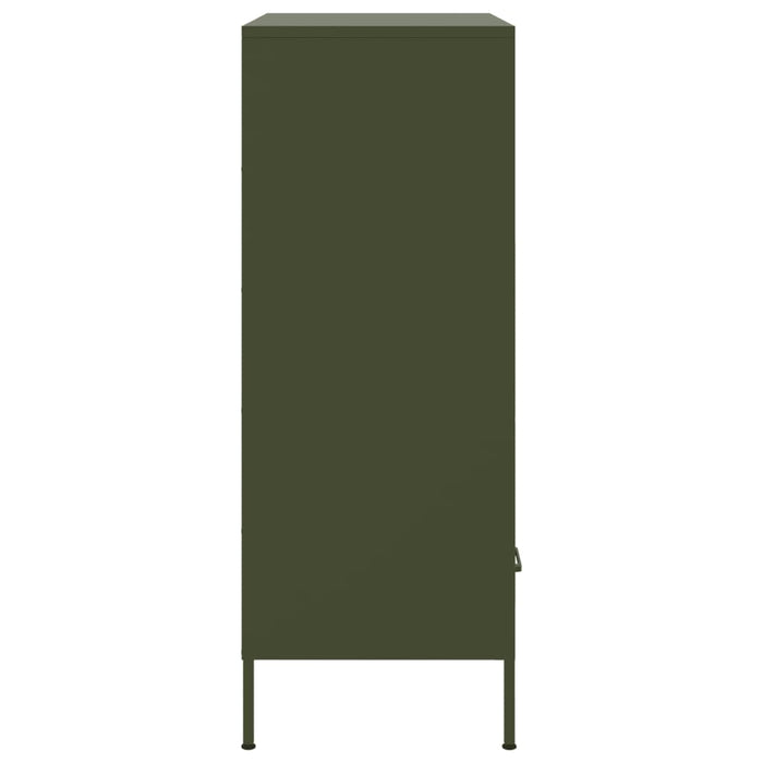 Highboard Olive Green 68x39x101.5 см стомана