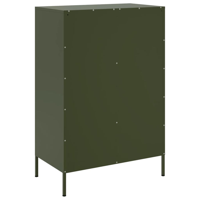 Highboard Olive Green 68x39x101.5 см стомана