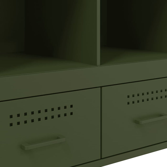 Highboard Olive Green 68x39x101.5 см стомана