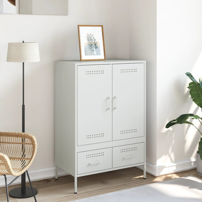 Highboard White 68x39x101.5 см стомана