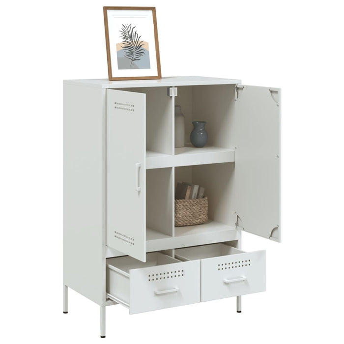 Highboard White 68x39x101.5 см стомана