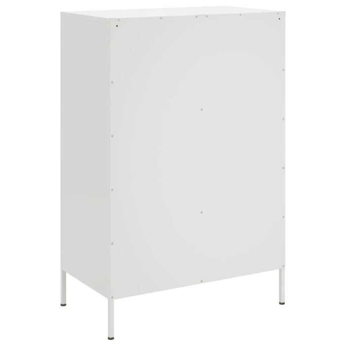 Highboard White 68x39x101.5 см стомана