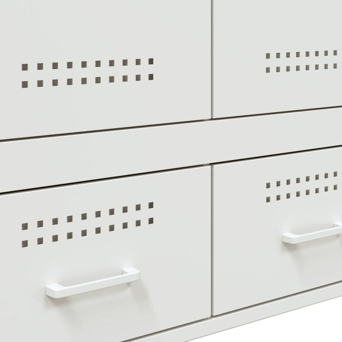 Highboard White 68x39x101.5 см стомана