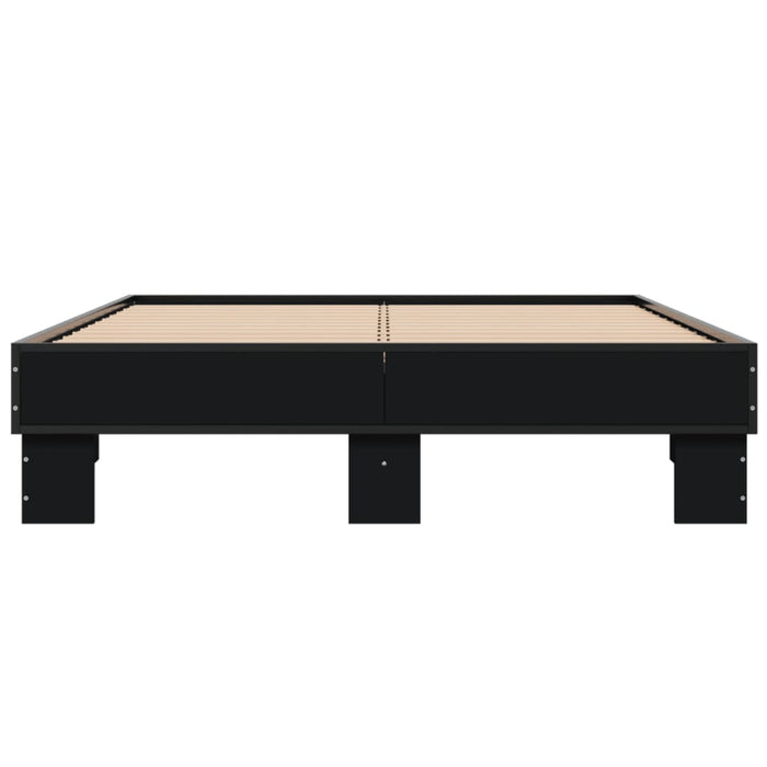 Bed Frame without Mattress Black 120x190 cm Small Double