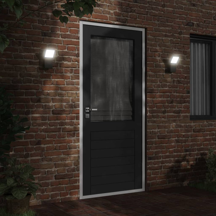 Outdoor LED Wall Light Black Die-cast Aluminium