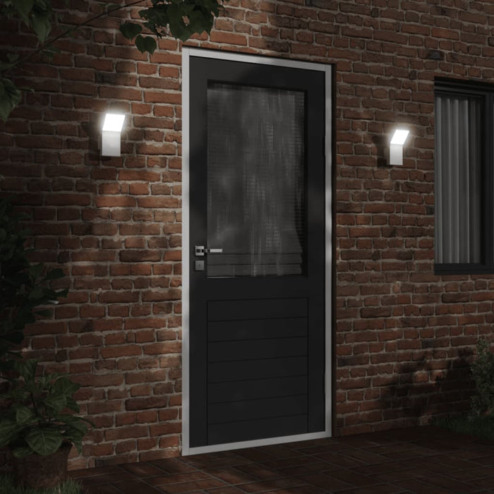 Outdoor LED Wall Light White Die-cast Aluminium