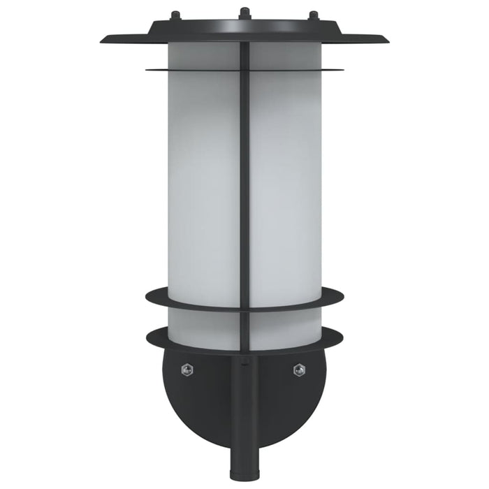 Outdoor Wall Lights 2pcs Black Stainless Steel