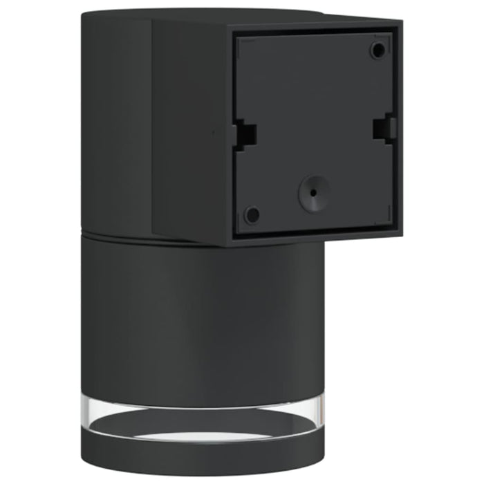 Outdoor Wall Lights 2pcs Black Die-cast Aluminium