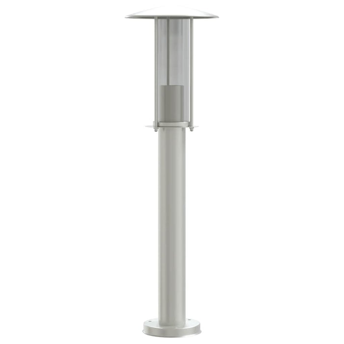 Outdoor Floor Lamps 3pcs Silver 60 cm Stainless Steel