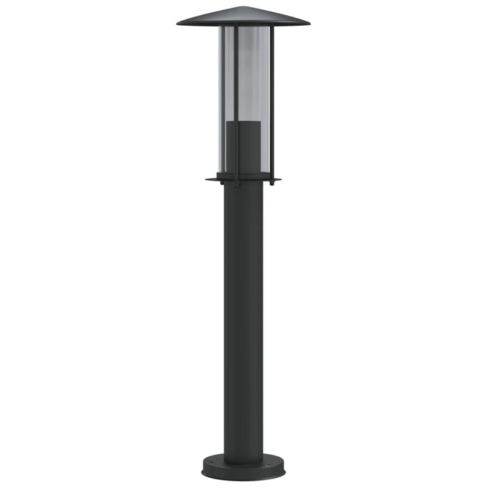 Lampa de exterior Negru 60 cm Otel inoxidabil