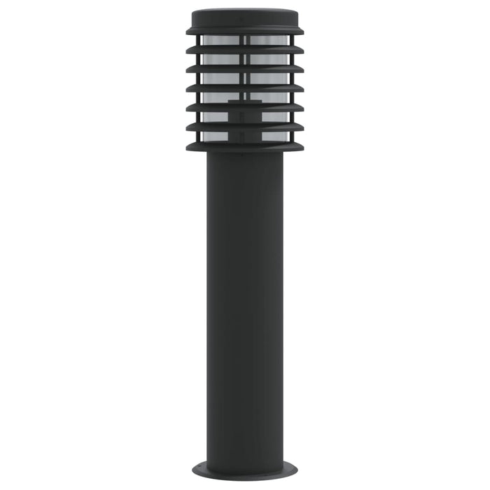 Outdoor Floor Lamps 3pcs Black 60 cm Stainless Steel