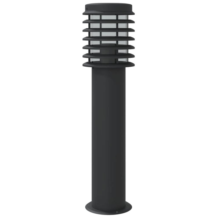 Outdoor Floor Lamps 3pcs Black 60 cm Stainless Steel